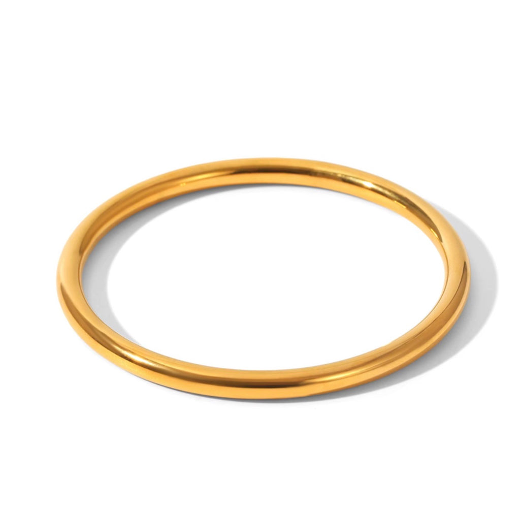 Classic 3 piece Bangles Bracelets | 18K Gold Plated Steel | JVNXII & CO.