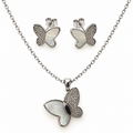 Moonlight Butterfly Jewellery Set | 18K Gold Plated Steel | JVNXII & CO.