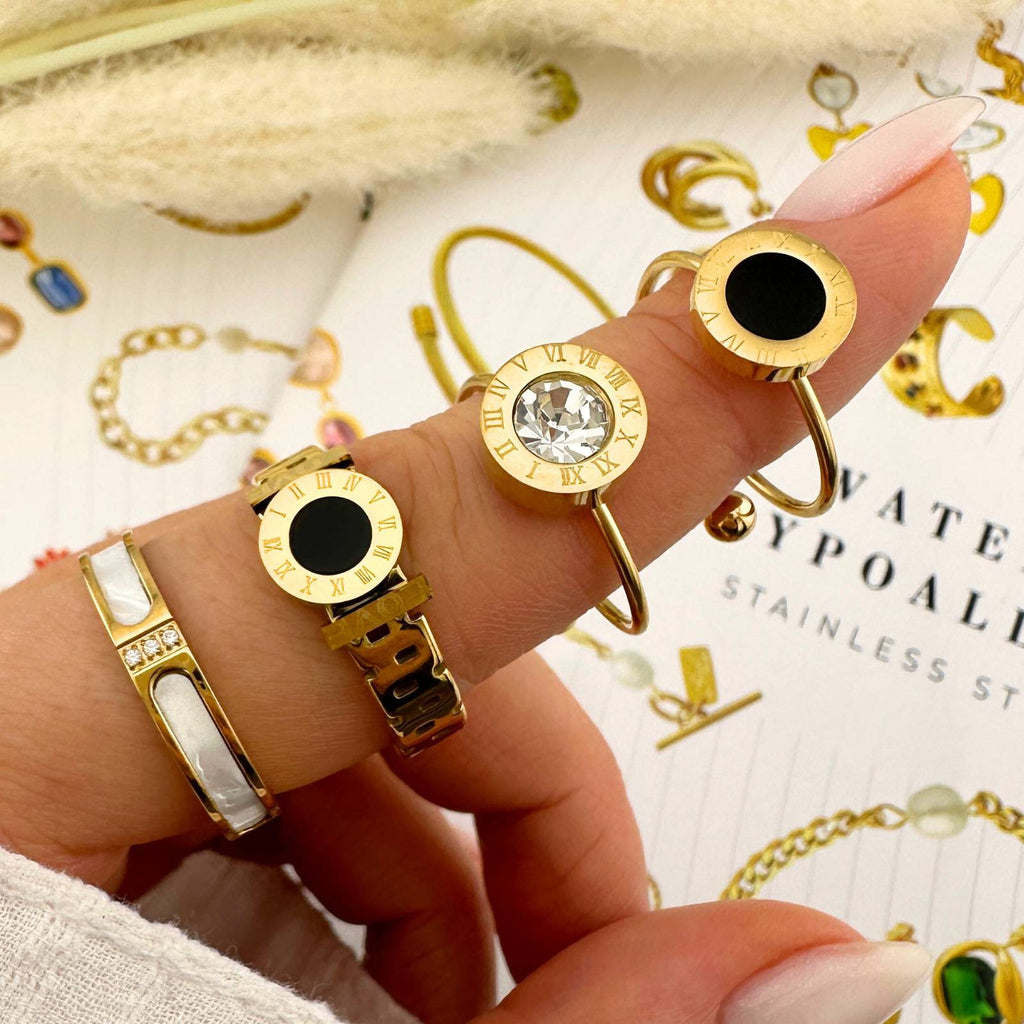 Lumi Pearl Band | 18K Gold Plated Stainless Steel | JVNXII & CO.