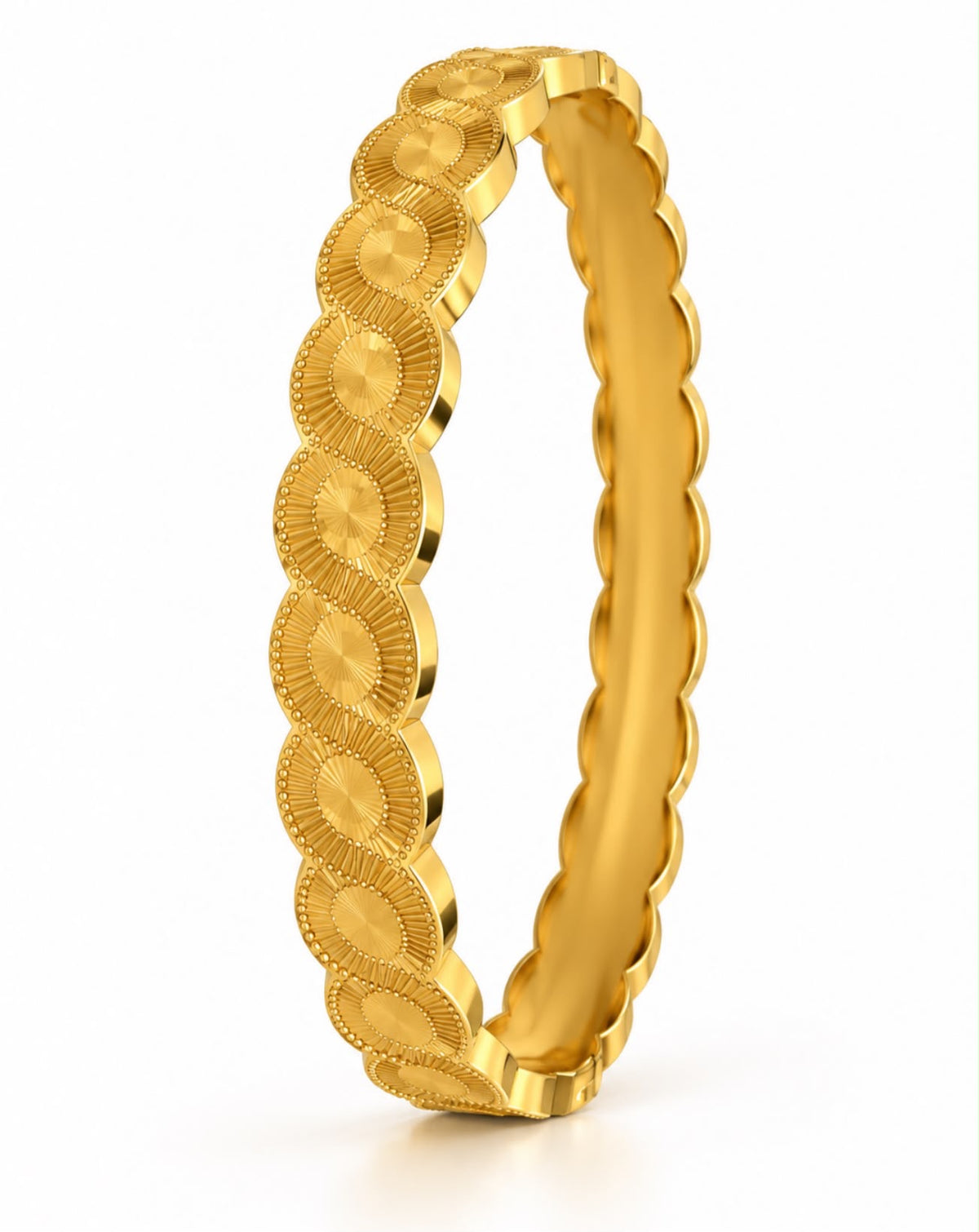 Soleil Medallion Bangle | JVNXII & CO.