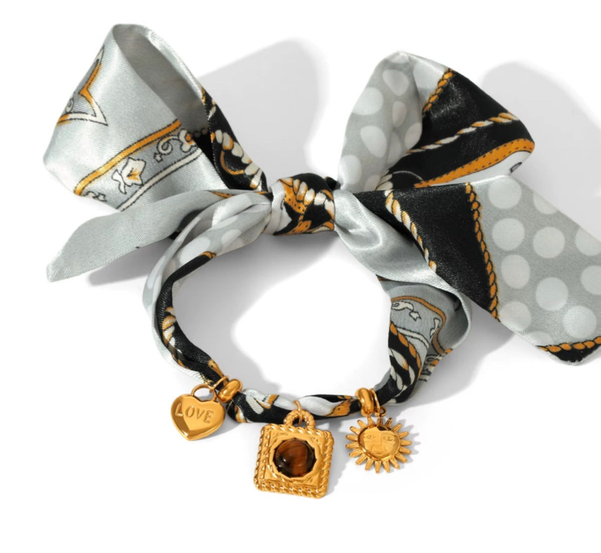 Multi-Charm Necklace/Bracelet Set | 18K Gold Plated Stainless Steel | JVNXII & CO.