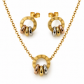 Numeral Numbers Jewellery Set | 18K Gold Plated Steel | JVNXII & CO.