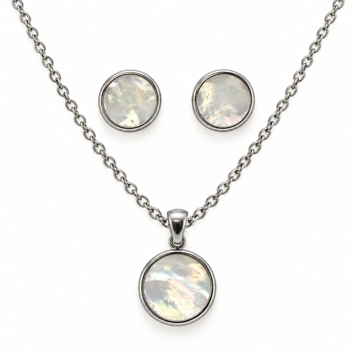 Moonlit Pearl Jewellery Set | Stainless Steel | JVNXII & CO.