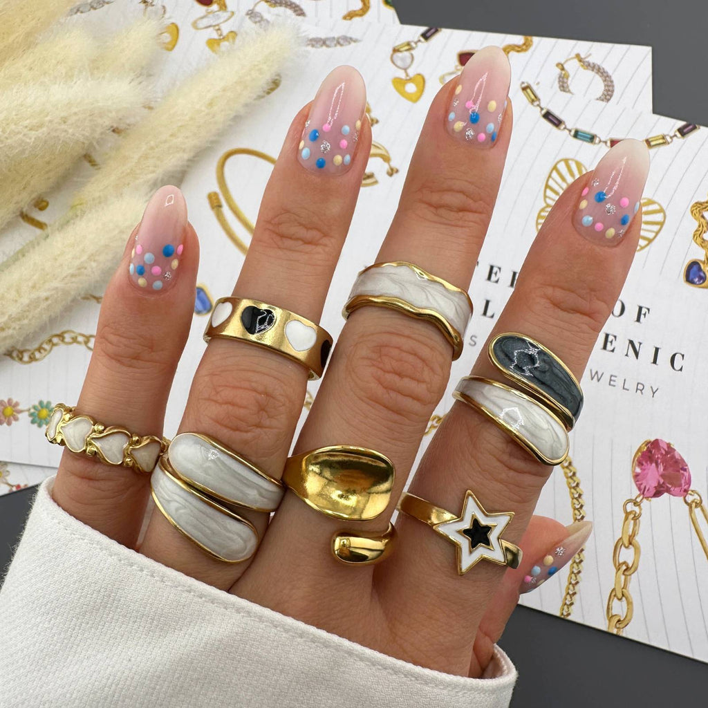 Aura Bypass Ring | 18K Gold Plated Stainless Steel | JVNXII & CO.