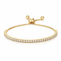 Trendy Tennis Bracelet | 18K Gold Plated Steel | JVNXII & CO.