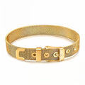 Belt Bracelet | 18K Gold Plated Steel | JVNXII & CO.