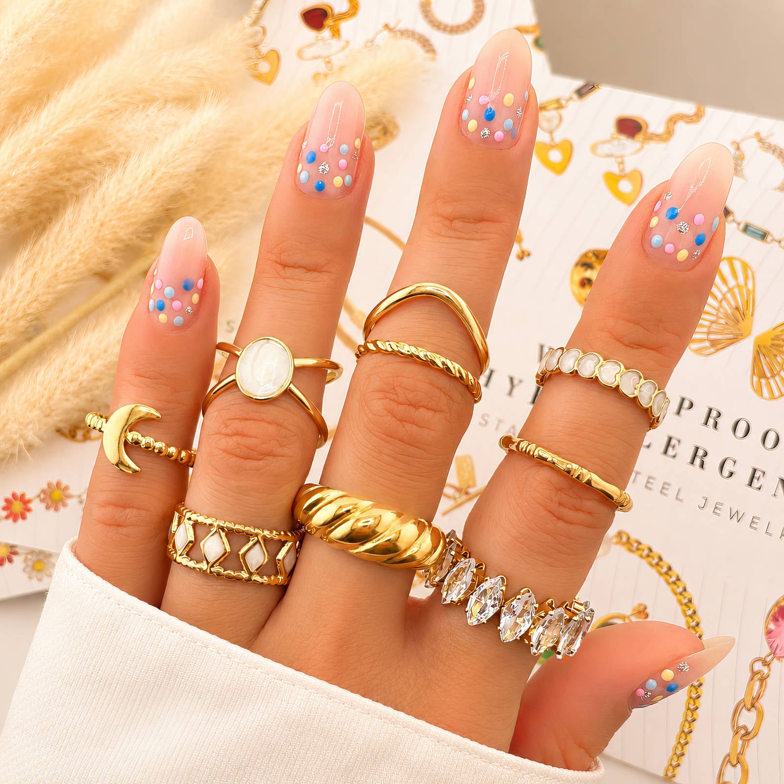 Bold Statement Ring | 18K PVD Gold Plated Stainless Steel | JVNXII & CO.