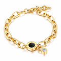 Chunky Roman Numerals Chain Bracelet | 18K Gold Plated Stainless Steel | JVNXII & CO.