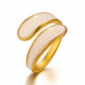 Aura Bypass Ring | 18K Gold Plated Stainless Steel | JVNXII & CO.