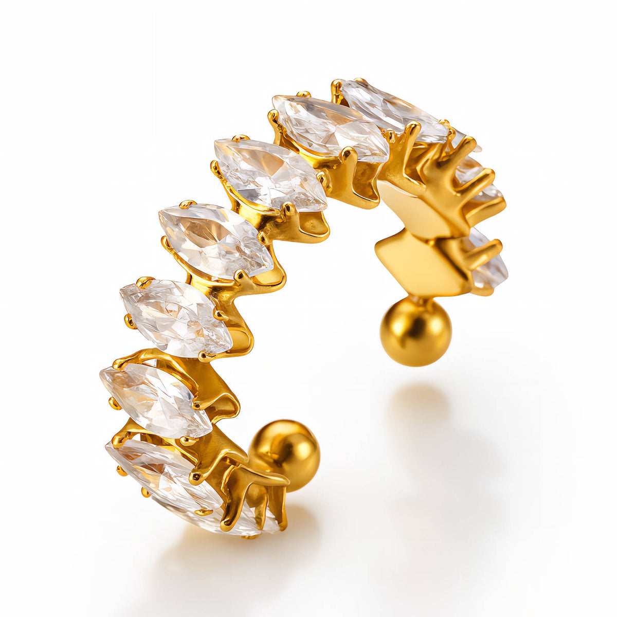 Bold Statement Ring | 18K PVD Gold Plated Stainless Steel | JVNXII & CO.