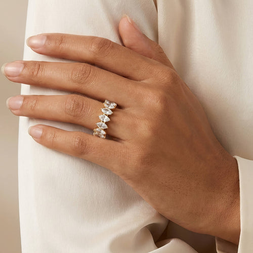 Bold Statement Ring | 18K PVD Gold Plated Stainless Steel | JVNXII & CO.