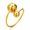 Golden Orbits Ring | 18K Gold Plated Steel | JVNXII & CO.