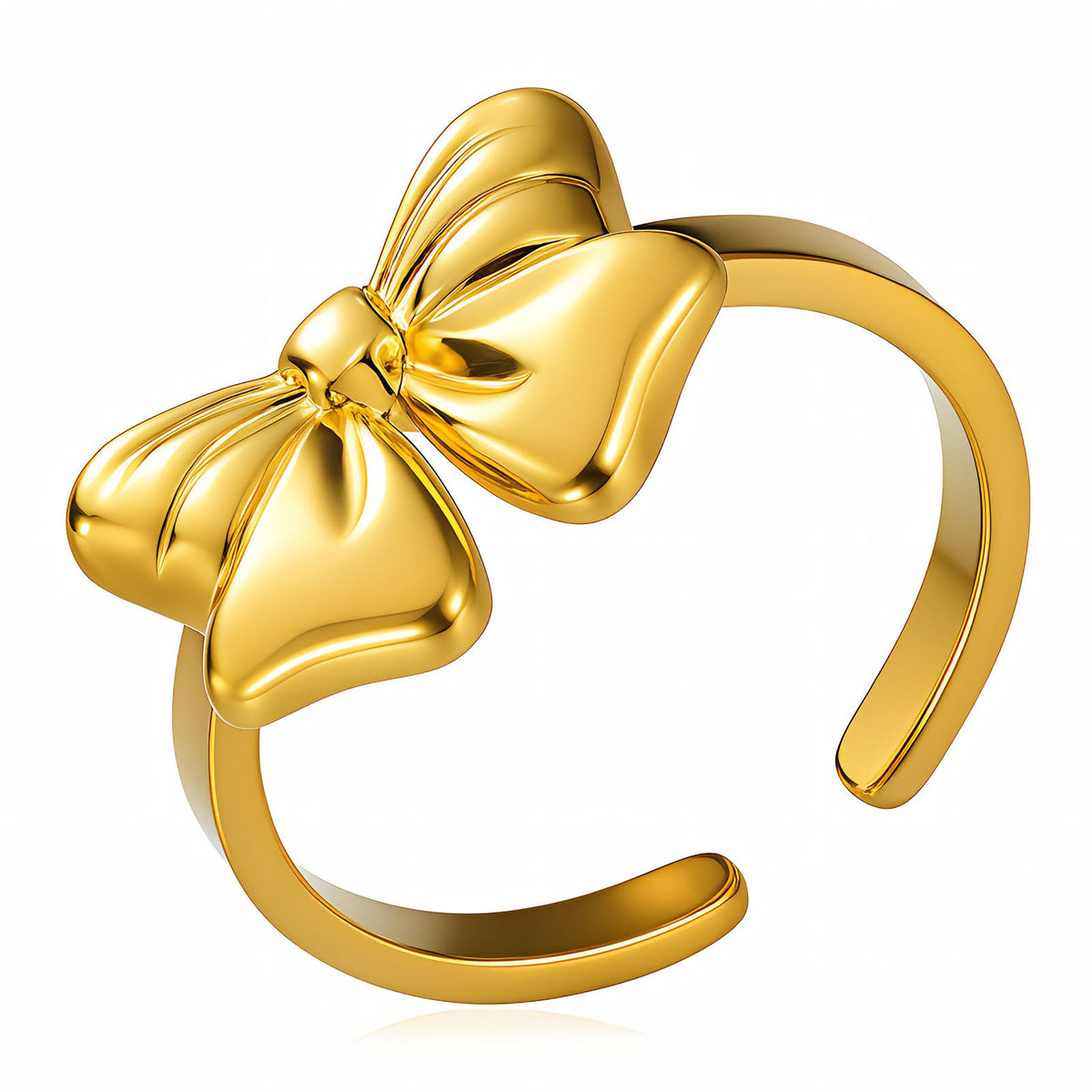 Bow Ring | 18K Gold Plated Steel | JVNXII & Co.