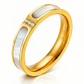 Lumi Pearl Band | 18K Gold Plated Stainless Steel | JVNXII & CO.