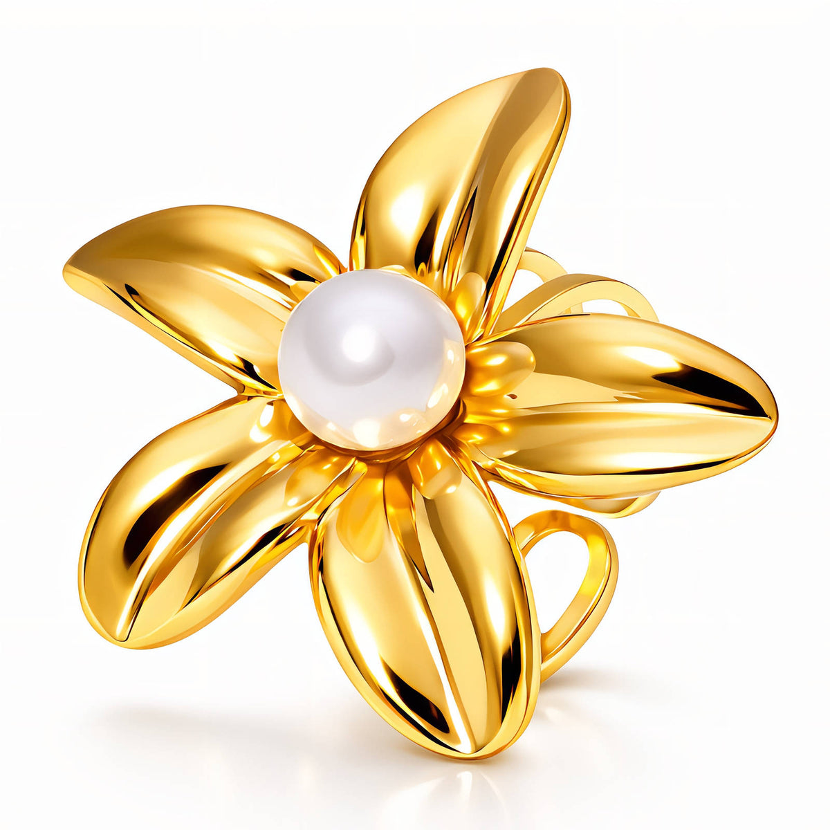 Blooming Flower Ring| 18K Gold Plated Steel | JVNXII & CO.