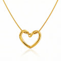 Heart Necklace | 18K Gold Plated Steel | JVNXII & CO.