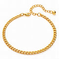 Anklet Chain | 18K Gold Plated Steel | JVNXII & CO.