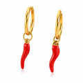 Chilli Earrings | 18K Gold Plated Steel | JVNXII & CO.