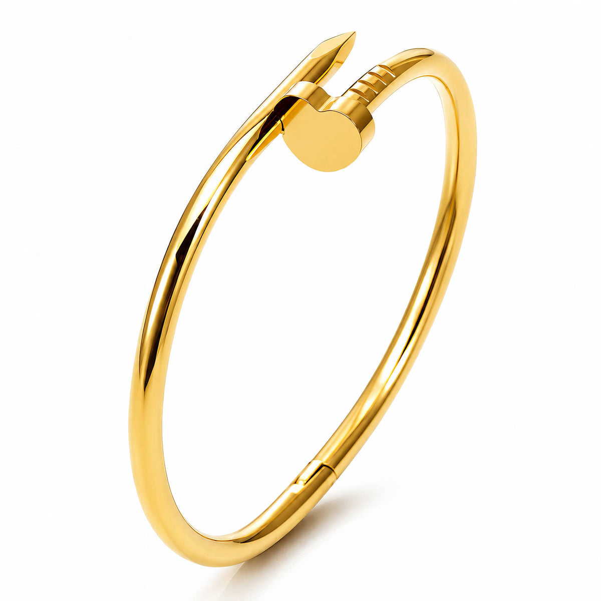 Sleek Nail Cuff Bracelet | 18K Gold Plated Stainless Steel | JVNXII & CO.