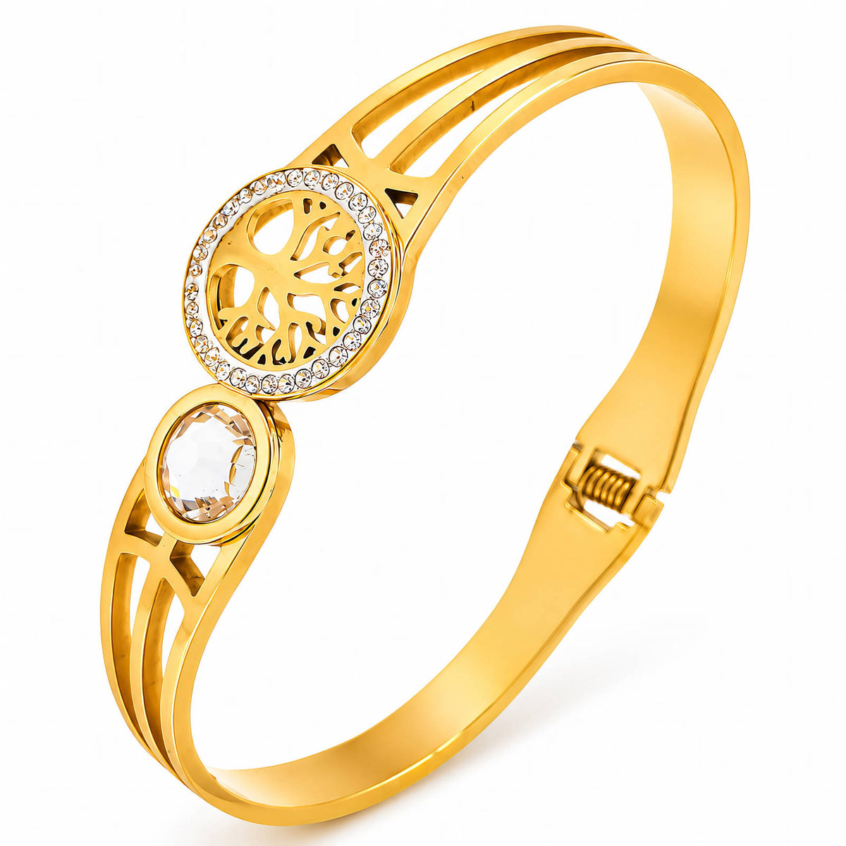 Oak Tree Bracelet | 18K Gold Plated Stainless Steel | JVNXII & CO.