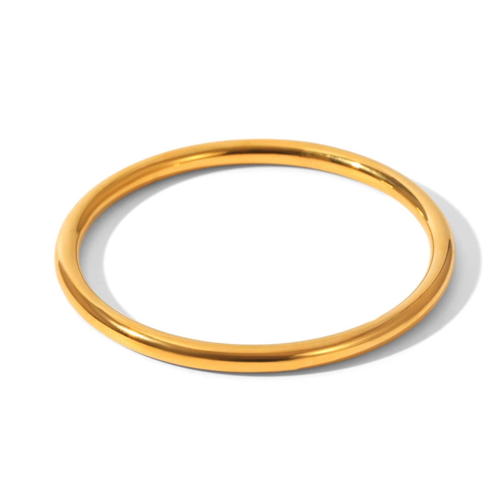 Classic 3 piece Bangles Bracelets | 18K Gold Plated Steel | JVNXII & CO.