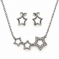 Starlight Sparkle Jewellery Set | 18K Gold Plated Steel | JVNXII & CO.