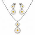 Daisy Dreams Jewellery Set | 18K Gold Plated Steel | JVNXII & CO.
