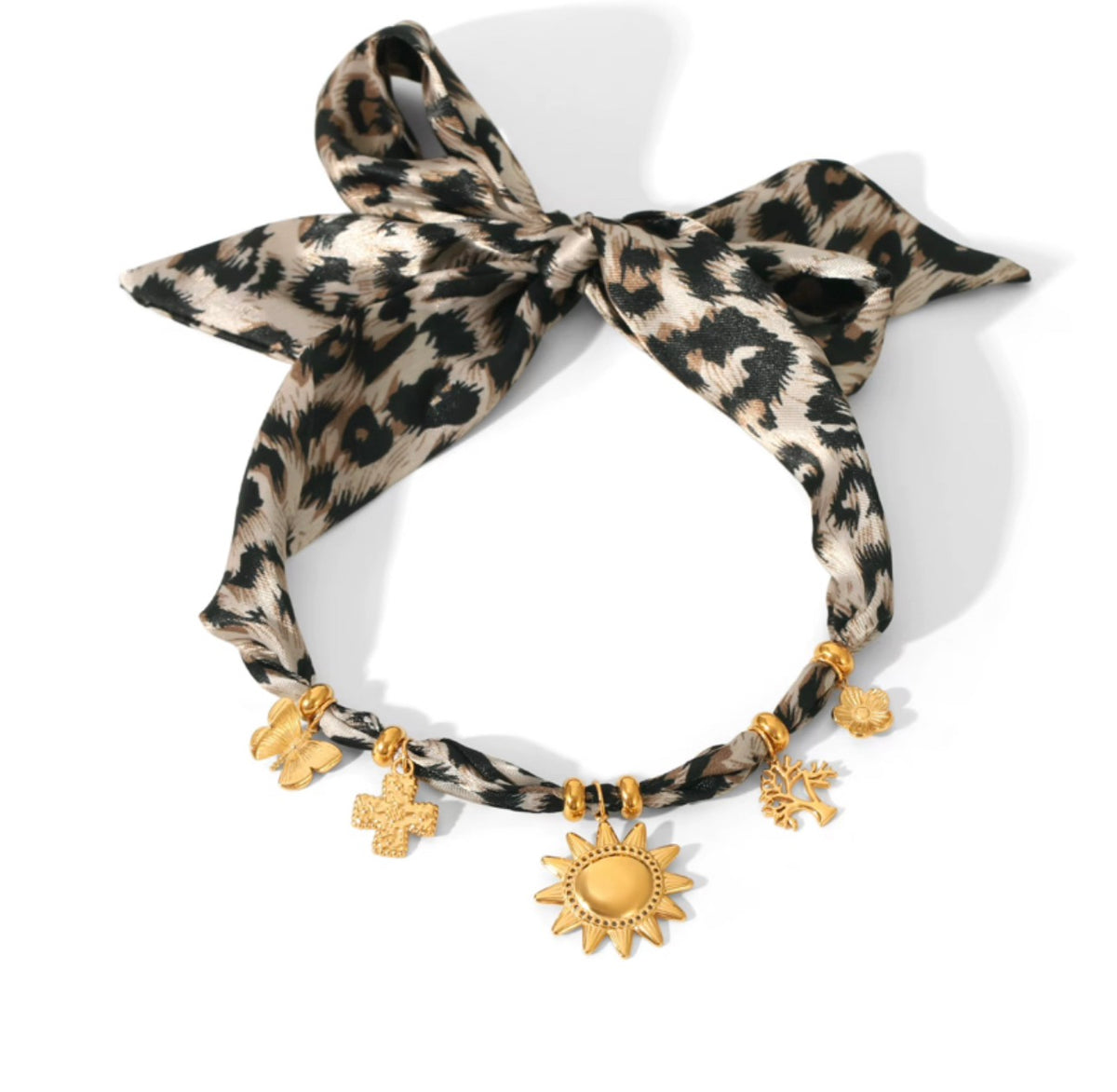 Multi-Charm Necklace/Bracelet Set | 18K Gold Plated Stainless Steel | JVNXII & CO.