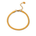 Trendy Snake Chain Bracelet | 18K Gold Plated Stainless Steel | JVNXII & CO.