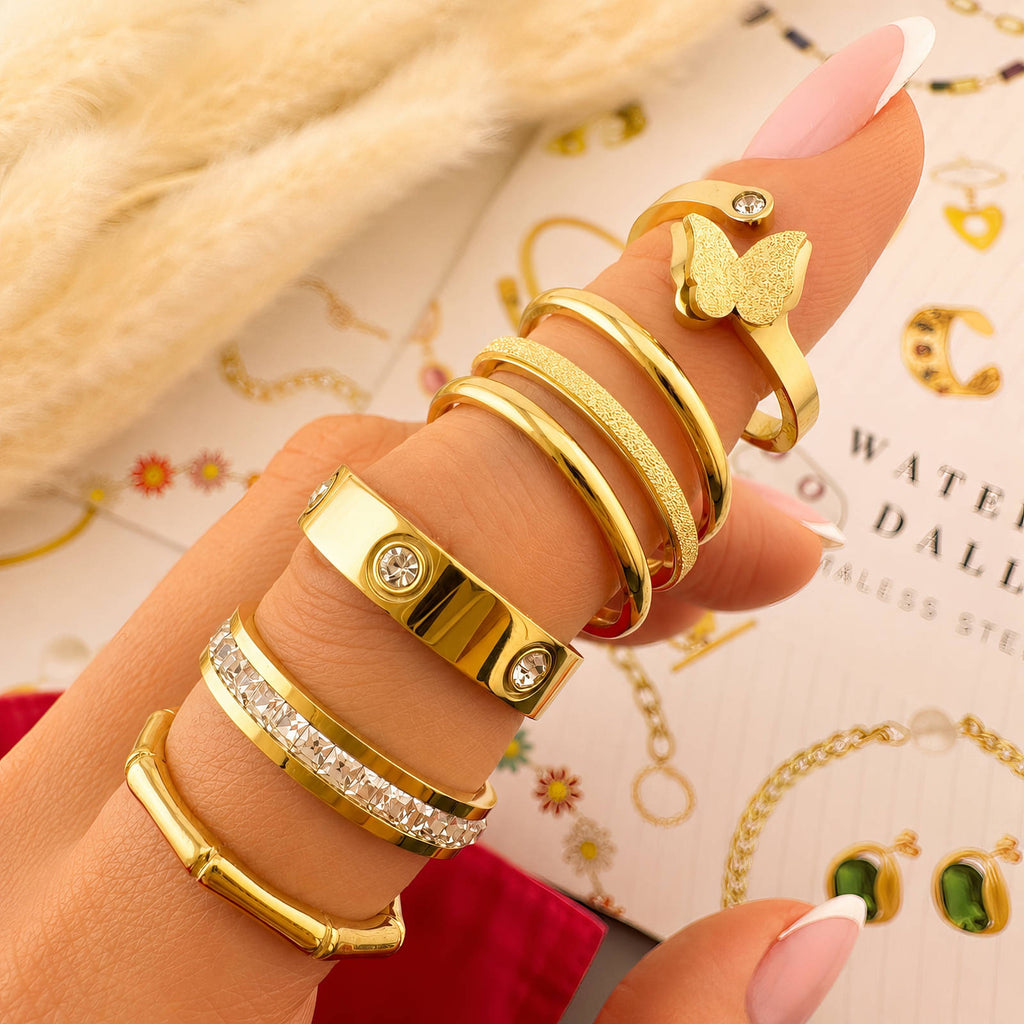 Bow Ring | 18K Gold Plated Steel | JVNXII & Co.